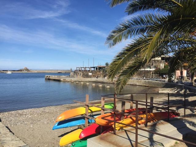 66B - Beautiful Flat 800M From The Sea With Private Parking Apartment Collioure Exterior photo
