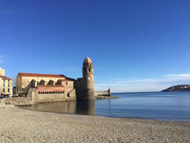66B - Beautiful Flat 800M From The Sea With Private Parking Apartment Collioure Exterior photo